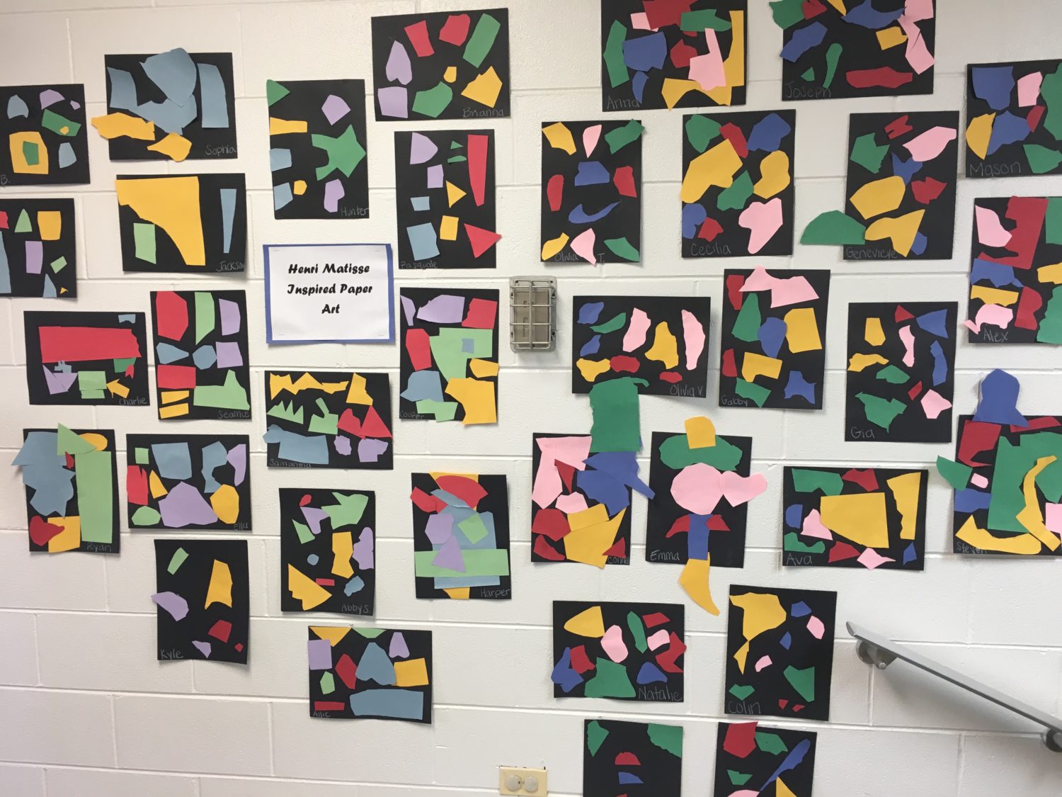 Henri Matisse Collage Jungles - Mrs. Letellier's Art Education Portfolio